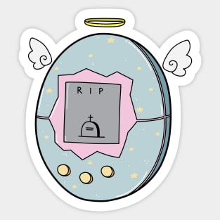 Tamagotchi RIP Sticker